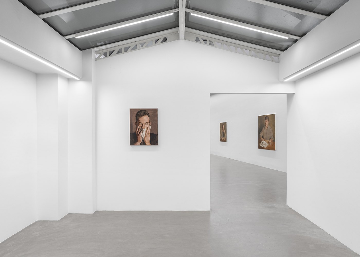 Installation view of The White Whale, Bremond Capela, Paris, France, 2025